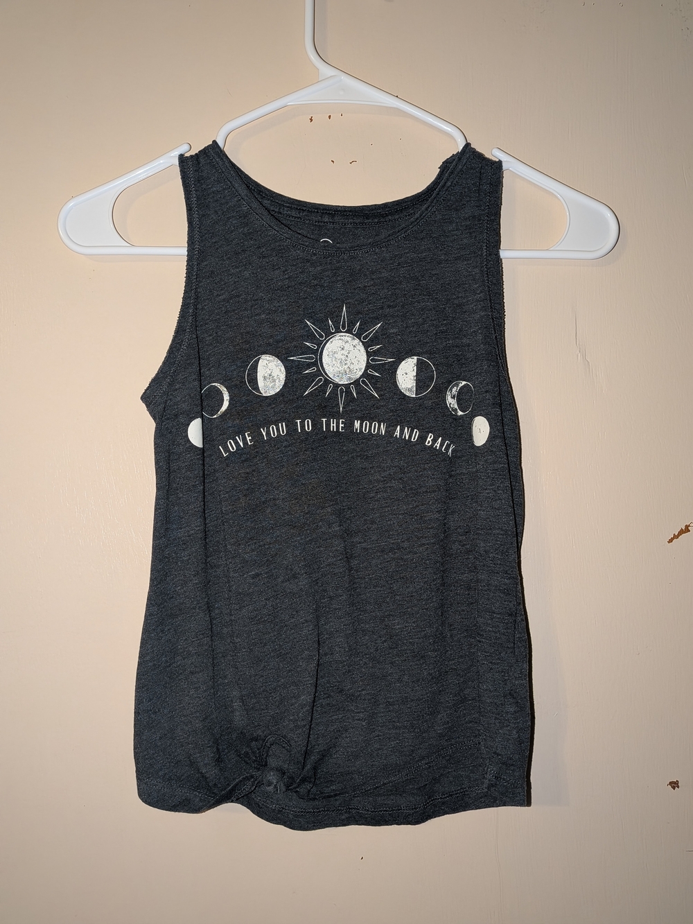 art class Charcoal Moon Phases Tank Top